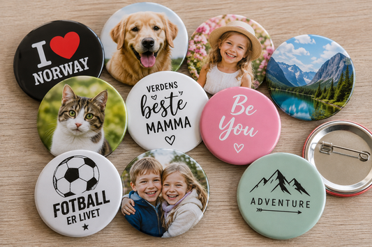 Buttons med eget motiv – 58 mm